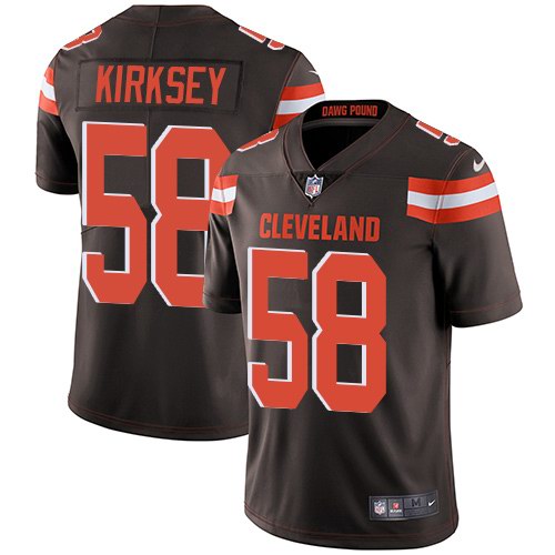 Nike Men & Women & Youth Browns 58 Christian Kirksey Brown NFL Vapor Untouchable Limited Jersey,We sell and wholesale Nike Men & Women & Youth Browns 58 Christian Kirksey Brown NFL Vapor Untouchable Limited Jersey on line form chian!